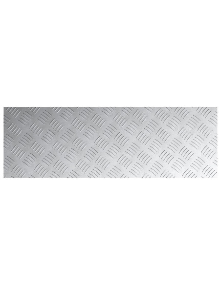 Piastre in Alluminio a Scacchi 2 pz Antiscivolo 90x30 cm