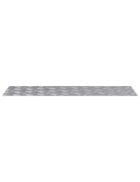 Gradini per Scale 2 pcs Argento 100 x 30 cm Alluminio
