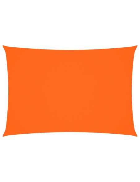 Parasole a Vela Oxford Rettangolare 2,5x4,5 m Arancione