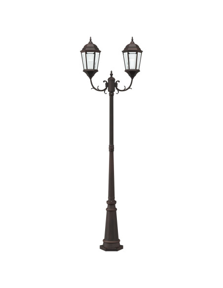 Palo Luminario da Giardino  Bronzo Alluminio 68 x 20 x 235 cm