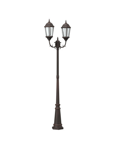 Luce da Giardino Bronzo 68 x 20 x 235 cm Alluminio e vetro