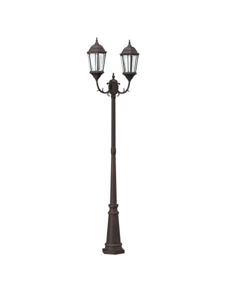 Palo Luminario da Giardino  Bronzo Alluminio 68 x 20 x 235 cm