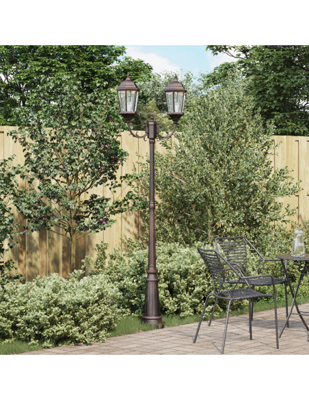 Palo Luminario da Giardino  Bronzo Alluminio 68 x 20 x 235 cm