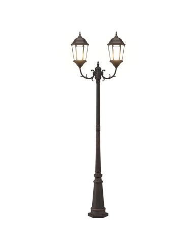 Luce da Giardino Bronzo 68 x 20 x 235 cm Alluminio e vetro