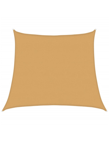 Vela Parasole 160 g/m² Trapezio Grigio Chiaro 4/5x4 m in HDPE