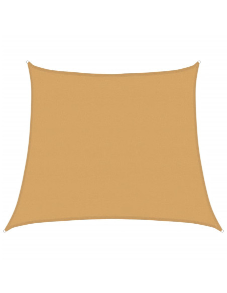 Vela Parasole 160 g/m² Trapezio Grigio Chiaro 4/5x4 m in HDPE