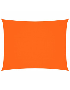 Parasole a Vela Oxford Rettangolare 6x7 m Arancione 2