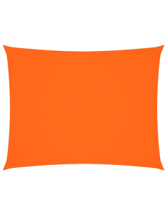 Parasole a Vela Tessuto Oxford Rettangolare 5x7m Arancione 2