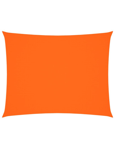 Parasole a Vela Tessuto Oxford Rettangolare 5x7m Arancione