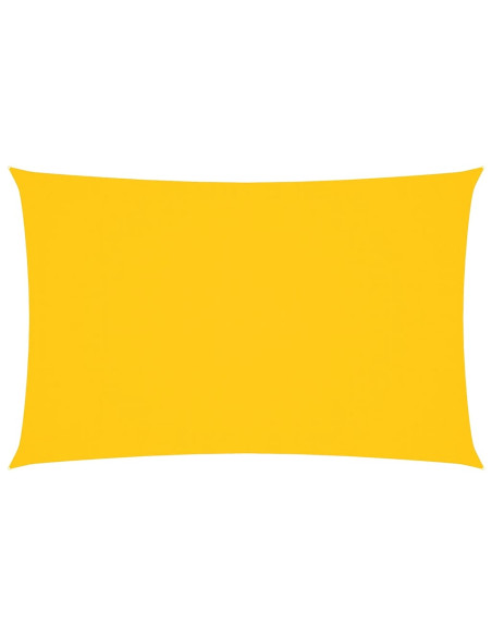 Parasole a Vela Oxford Rettangolare 5x8 m Giallo