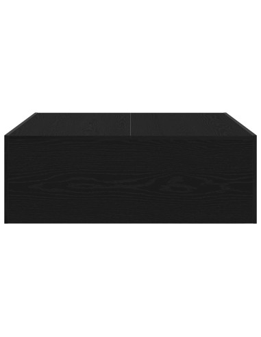 Tavolino da salotto Rovere Nero 100 x 100 x 35 cm