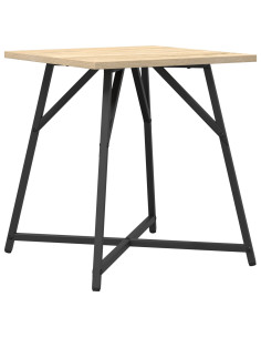 Set tavolini 2 pcs Rovere Sonoma e Nero 2