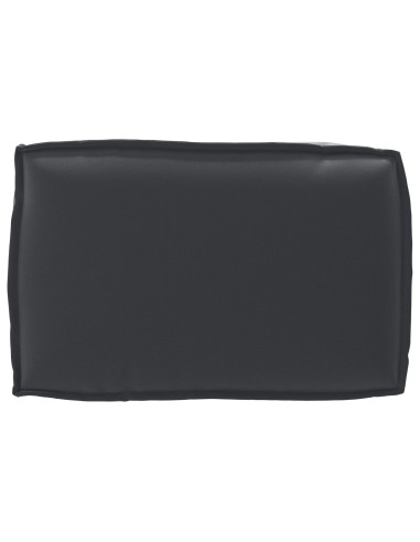 Set di Cuscini per Pallet 2 pcs Nero Tessuto Oxford