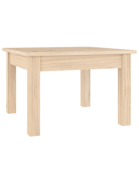 Tavolino da Salotto 45x45x30 cm Legno Massello di Pino
