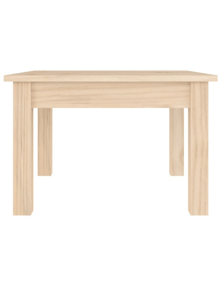 Tavolino da Salotto 45x45x30 cm Legno Massello di Pino