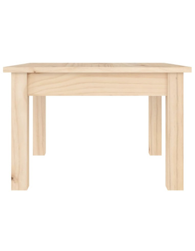 Tavolino da Salotto 45x45x30 cm Legno Massello di Pino