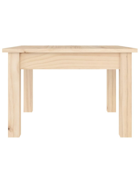 Tavolino da Salotto 45x45x30 cm Legno Massello di Pino