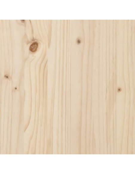 Tavolino da Salotto 45x45x30 cm Legno Massello di Pino