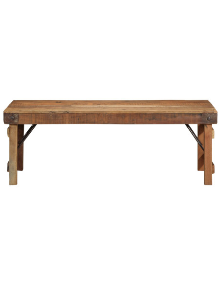 Tavolino da Caffè  Legno naturale Legno massello 110 x 55 x 40 cm