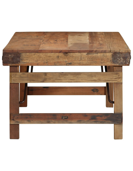 Tavolino da Caffè  Legno naturale Legno massello 110 x 55 x 40 cm