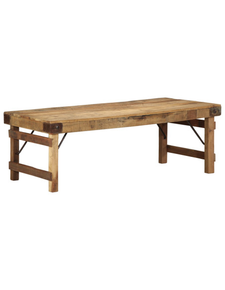 Tavolino da Caffè  Legno naturale Legno massello 110 x 55 x 40 cm