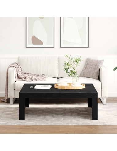 Tavolino da salotto Rovere Nero 100 x 100 x 35 cm