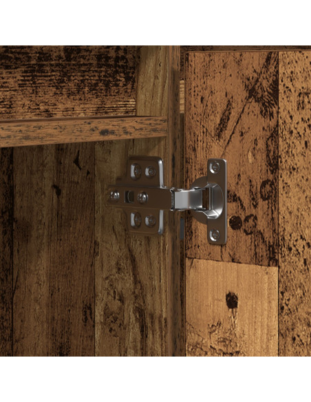 Mobile TV  con LED Legno Vecchio 180x38x49 cm Legno ingegnerizzato
