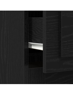 Scrivania Rovere Nero 50 x 115 x 75 cm Legno multistrato