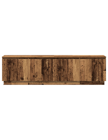 Mobile TV  con LED Legno Vecchio 180x38x49 cm Legno ingegnerizzato