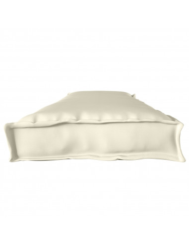 Cuscino da Esterno  Set di 2 Panna Poliestere Grande