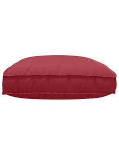Cuscino Rosso Vino 120 x 80 x 12 cm Tessuto Oxford