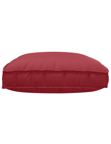 Cuscino Rosso Vino 120 x 80 x 12 cm Tessuto Oxford