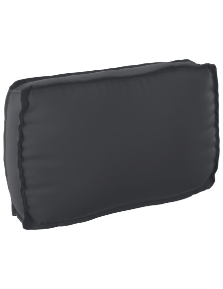 Set di Cuscini per Pallet  3 Pezzi Nero Poliestere Standard