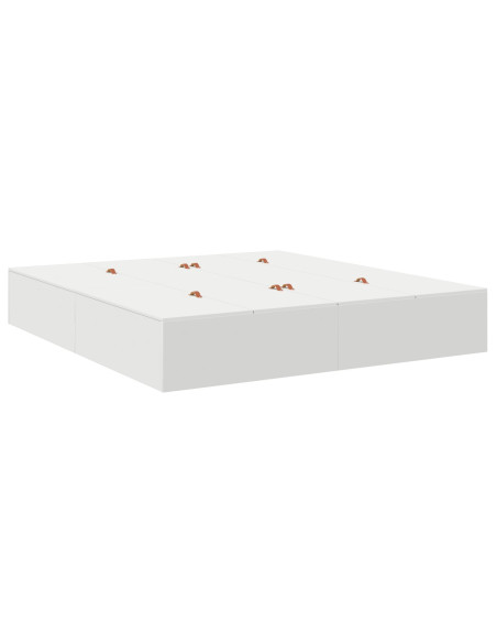 Struttura Letto  Bianco Legno King Struttura Letto con Contenitore