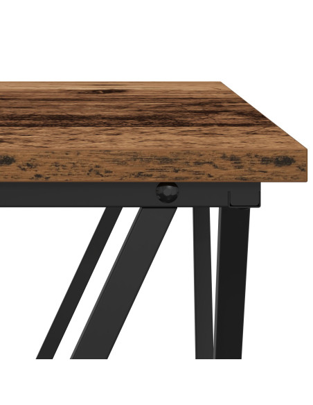 Tavolo da Caffè Legno Vecchio Legno di Recupero Massello Medio