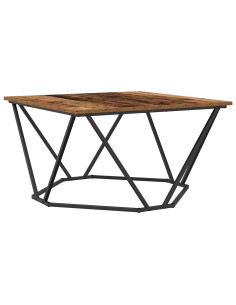 Tavolino da salotto Legno vecchio 80 x 80 x 45 cm 2