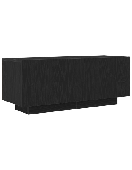 Mobile TV  Nero Rovere 100x35x40 cm in legno ingegnerizzato
