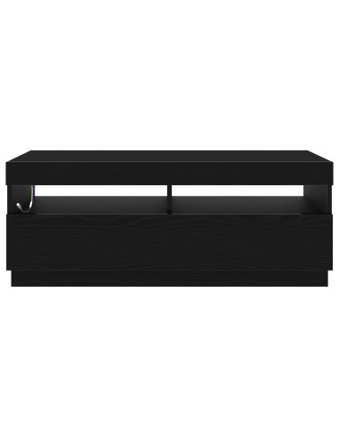 Mobile TV Rovere Nero 100 x 35 x 40 cm Legno multistrato