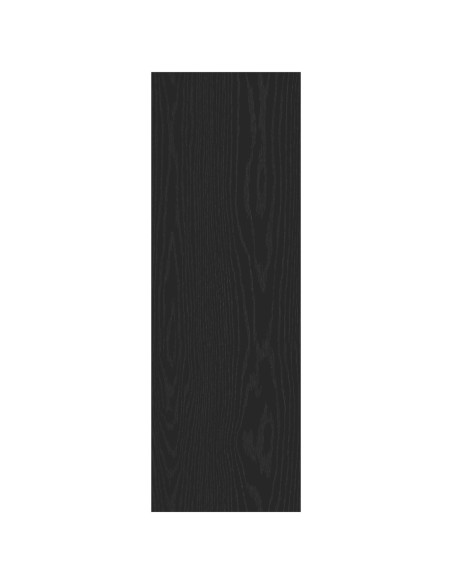 Mobile TV da parete  Nero Rovere 30,5x30x90 cm in legno ingegnerizzato