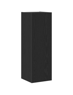 Mobile TV da Parete 2 pcs Rovere Nero 30,5 x 30 x 90 cm 2