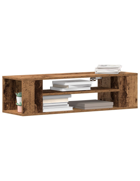 Armadio TV da muro  in legno vecchio 100x30x26,5 cm in legno ingegnerizzato