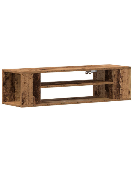 Armadio TV da muro  in legno vecchio 100x30x26,5 cm in legno ingegnerizzato