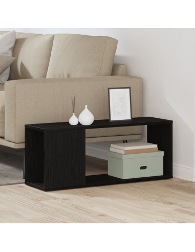 Set mobile TV Rovere Nero 80 x 24 x 32 cm Legno multistrato