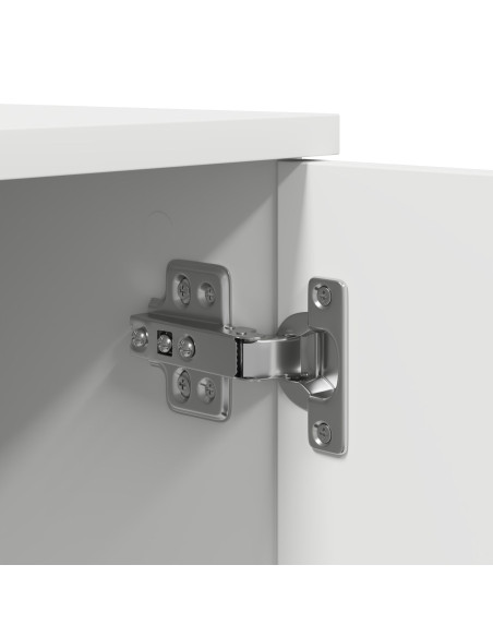 Armadio 2 pcs Bianco 108 x 41 x 40 cm Legno multistrato