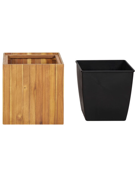 Letto Rialzato da Giardino 43,5x43,5x44 cm Massello di Acacia