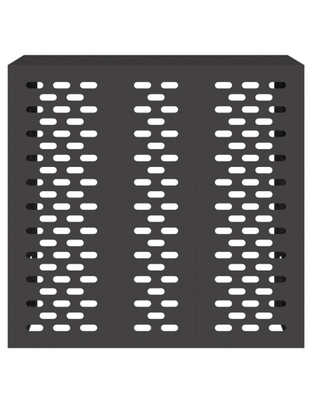 Copertura per climatizzatore  nera 110x50x105 cm