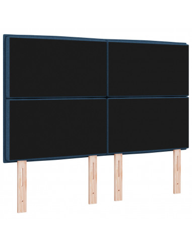 Testiera design a righe  Blu 160 cm Tessuto
