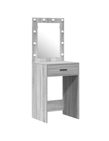 Tavolo da Trucco con cassetto 2 pcs Grigio 50 x 41 x 135 cm