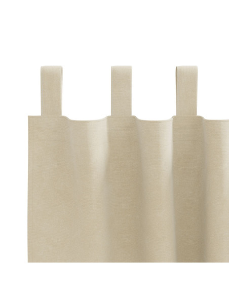Tende oscuranti  con anelli di sospensione 2 pcs Velluto crema