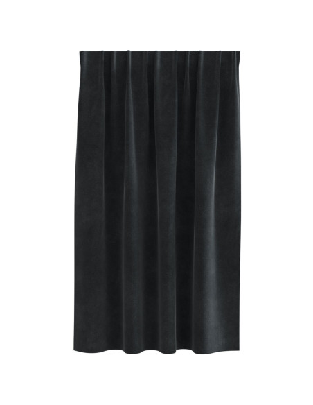Tende Blackout  con Nastrino 2 pz in Velluto Nero